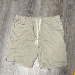 Goodfellow & Co Men's Beige Athletic Shorts